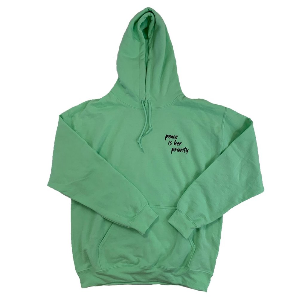NWOT Peace Is Her Priority Hoodie